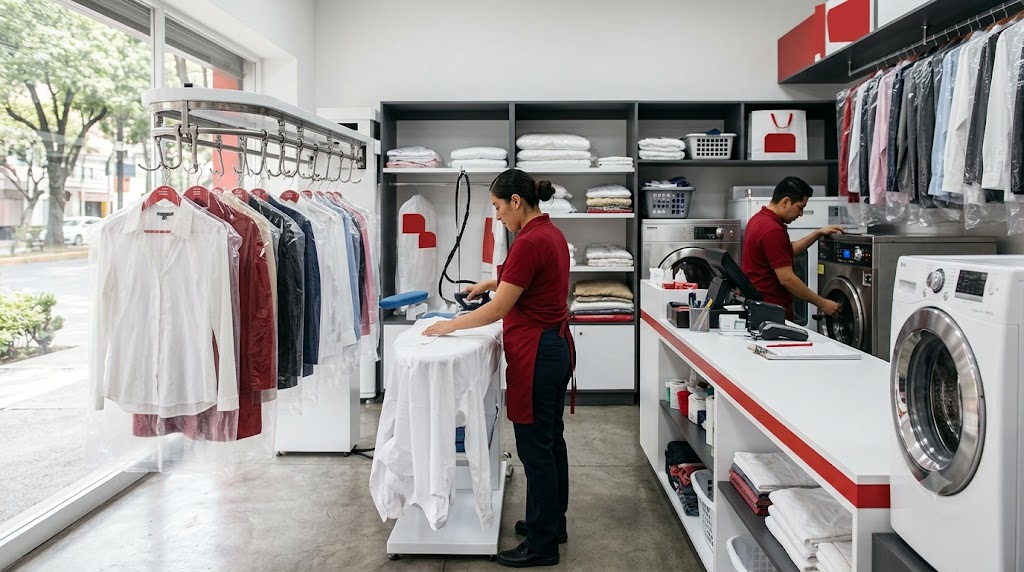 Servicio profesional de lavandería y tintorería